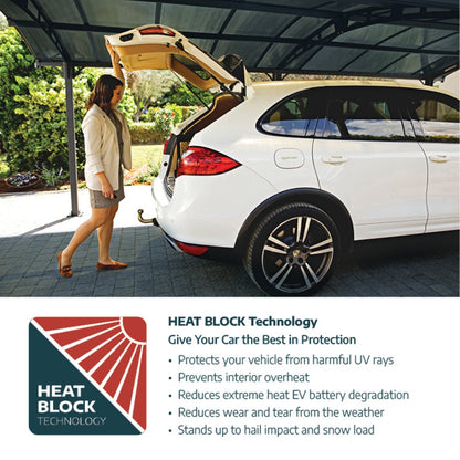 Palram - Canopia | Arcadia 5000 Carport 12x21x8 ft - HG9117