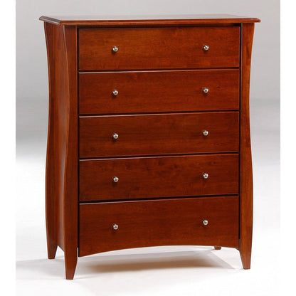 Night and Day Furniture Clove 5 Drawer Chest Dresser - CD-CLOF-5A-CH