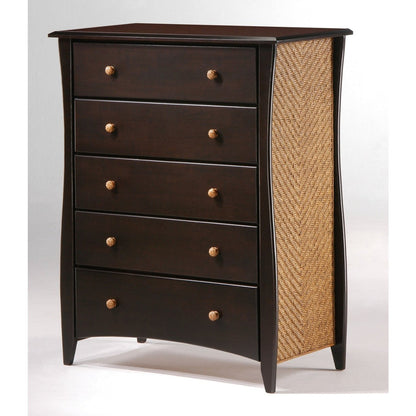 Night and Day Furniture Clove 5 Drawer Chest Dresser - CD-CLOF-5A-CH