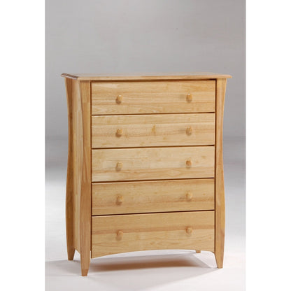 Night and Day Furniture Clove 5 Drawer Chest Dresser - CD-CLOF-5A-CH