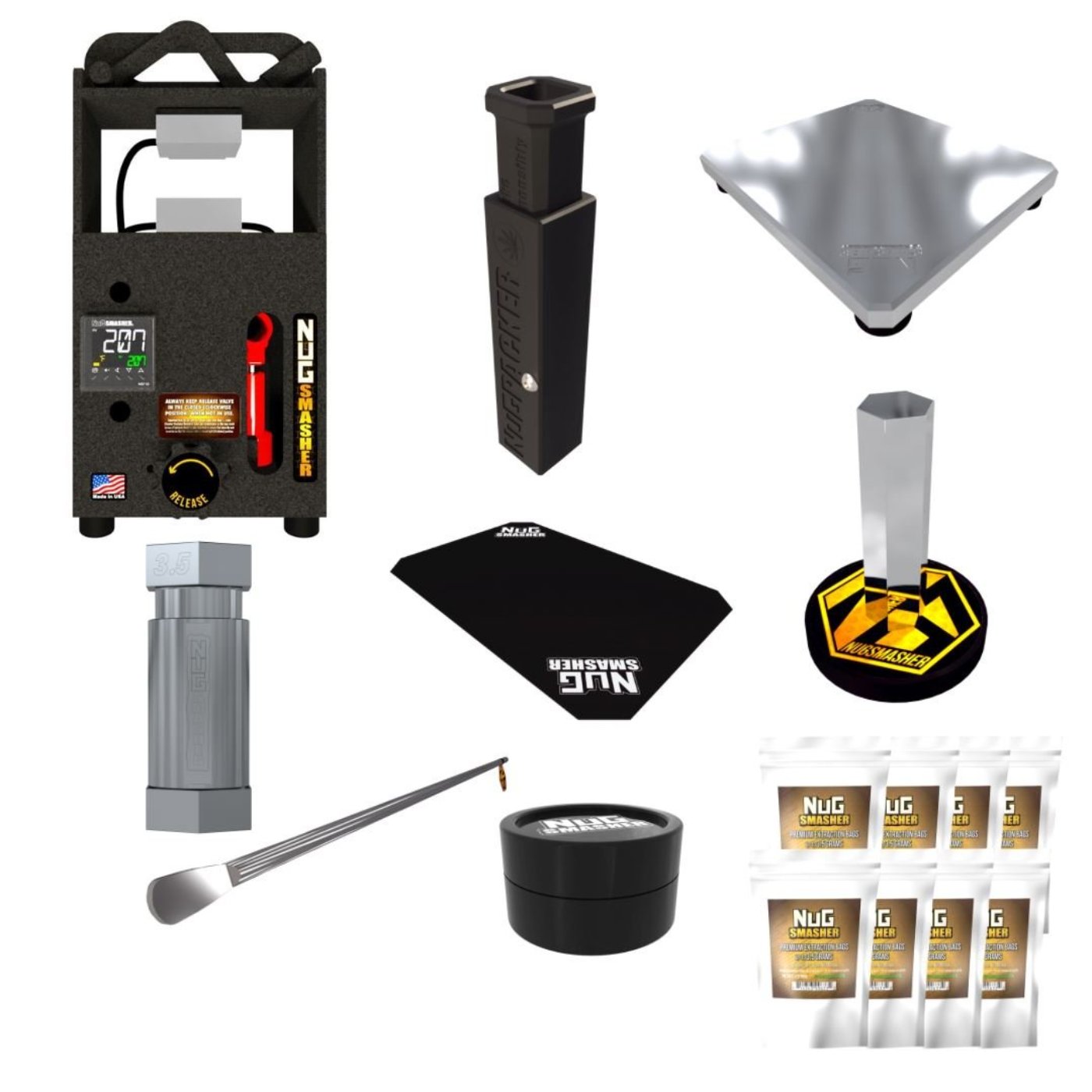 NugSmasher Mini Master Combo Set (All-In-One Starter Kit)