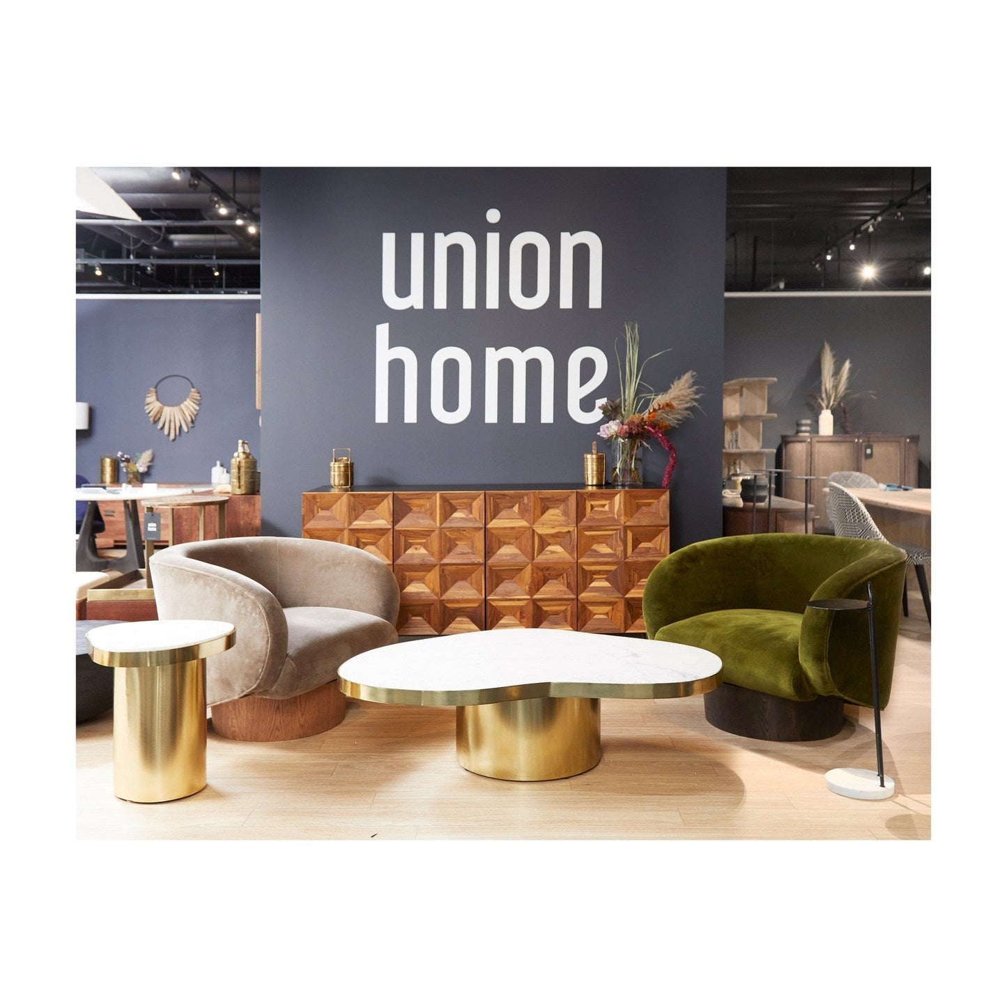 Union Home Rotunda Chair - Stone  - DIN00134