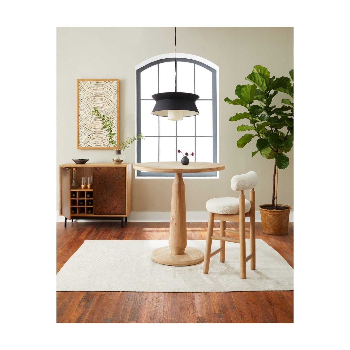 Union Home Dowel Counter Table - Natural -  DIN00166