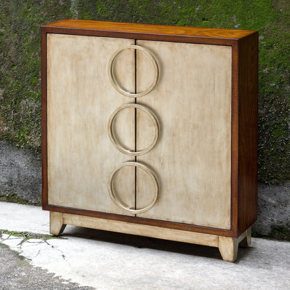 Uttermost Jacinta Silver Cabinet 25789