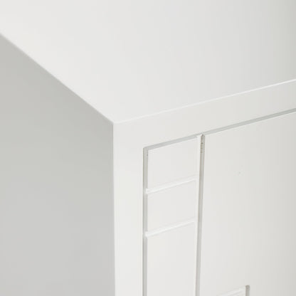 Uttermost Stockholm White 2 Door Cabinet 25105