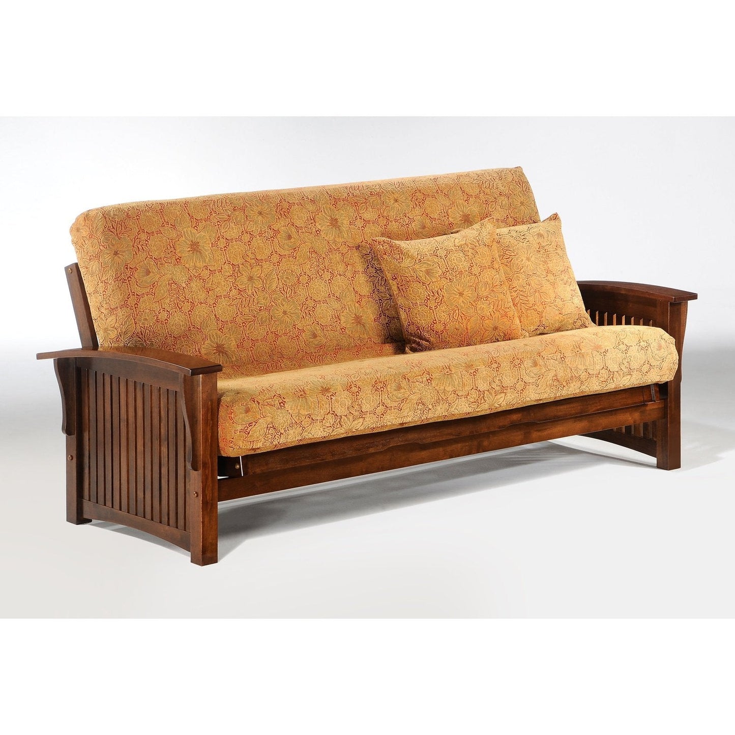 Night and Day Furniture Winter Standard Futon Frame Complete - WNT-SB-FUL-COM-BWT