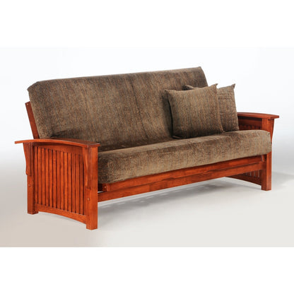 Night and Day Furniture Winter Standard Futon Frame Complete - WNT-SB-FUL-COM-BWT