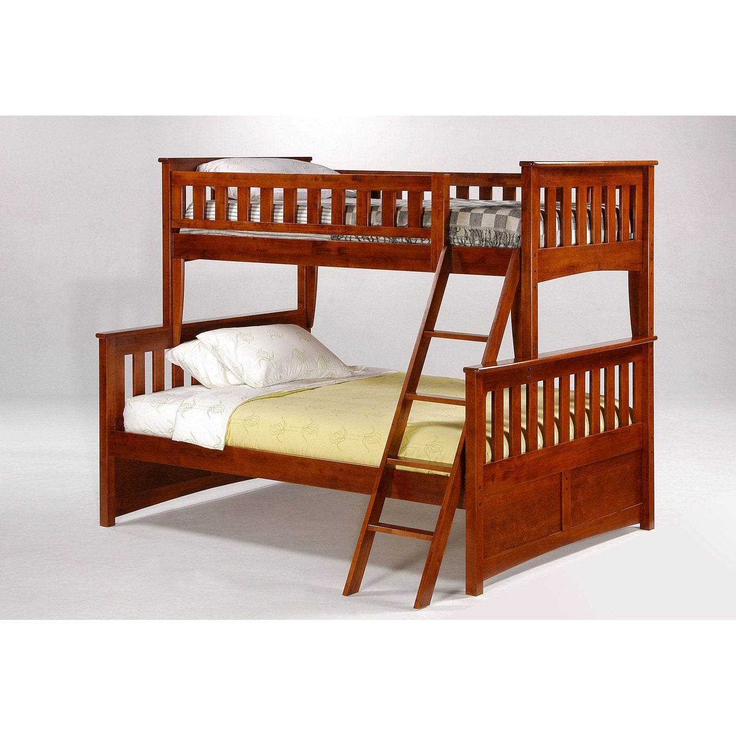 Night and Day Furniture Spices Ginger Twin/Full Bunk Bed - PBTF-GIN-CH-COM