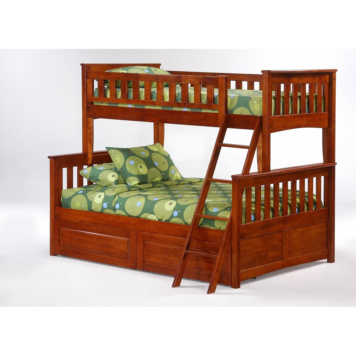 Night and Day Furniture Spices Ginger Twin/Full Bunk Bed - PBTF-GIN-CH-COM