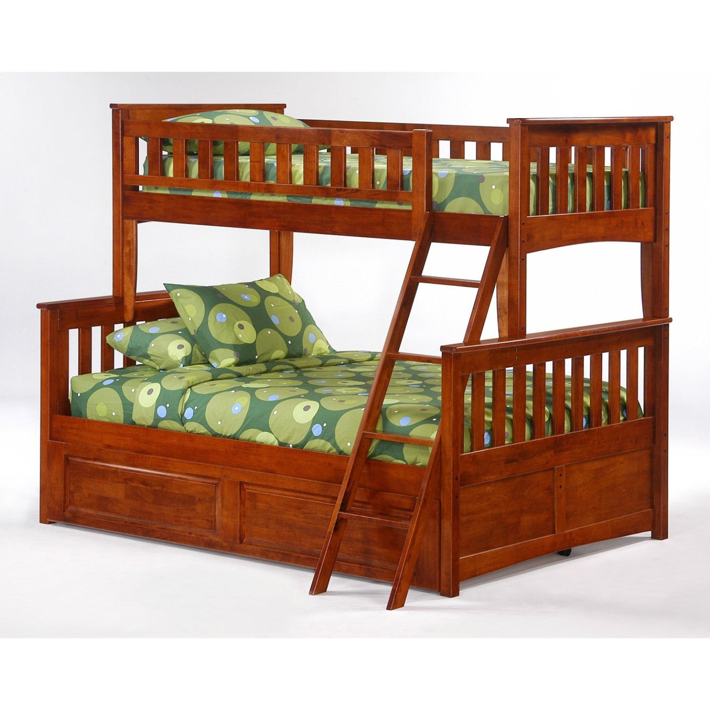 Night and Day Furniture Spices Ginger Twin/Full Bunk Bed - PBTF-GIN-CH-COM