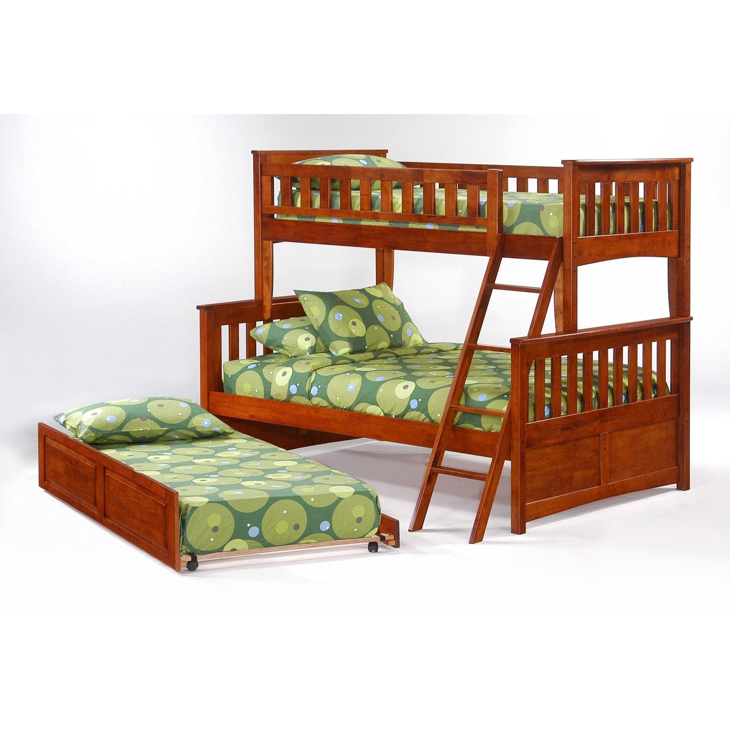 Night and Day Furniture Spices Ginger Twin/Full Bunk Bed - PBTF-GIN-CH-COM