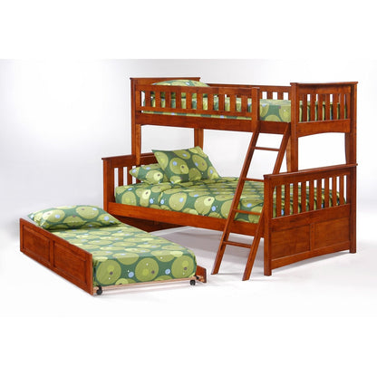 Night and Day Furniture Spices Ginger Twin/Full Bunk Bed - PBTF-GIN-CH-COM