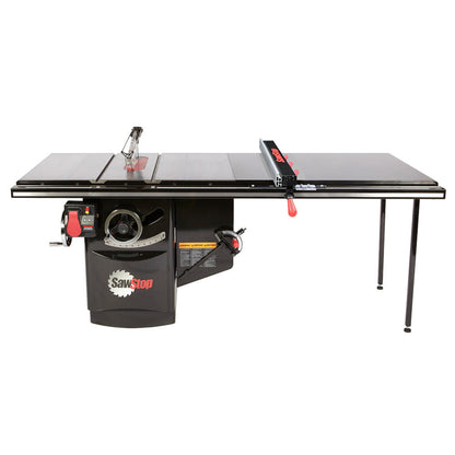 SawStop 7.5HP, 3ph, 230v Industrial Cabinet Saw w/36" T-Glide Advance Fence, Rails & Extension Table - ICS73230-ATGI36