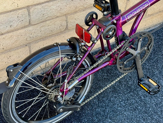 Brompton C Line 12-Speed High-HB Amethyst Lacquer