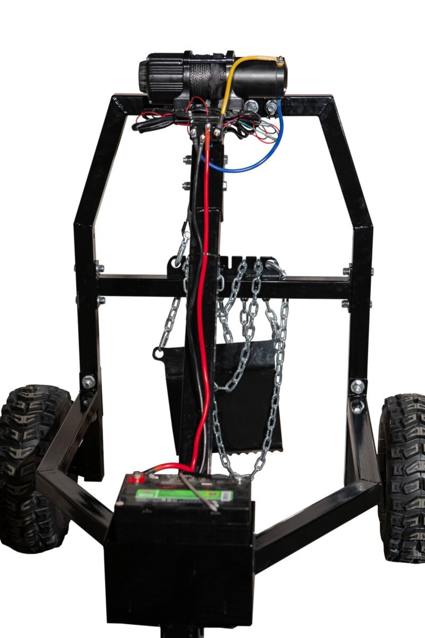 MotoAlliance Impact Implements Log Hauler 1500 Lbs Capacity with Viper Winch New - IP4424_MD4500_BK