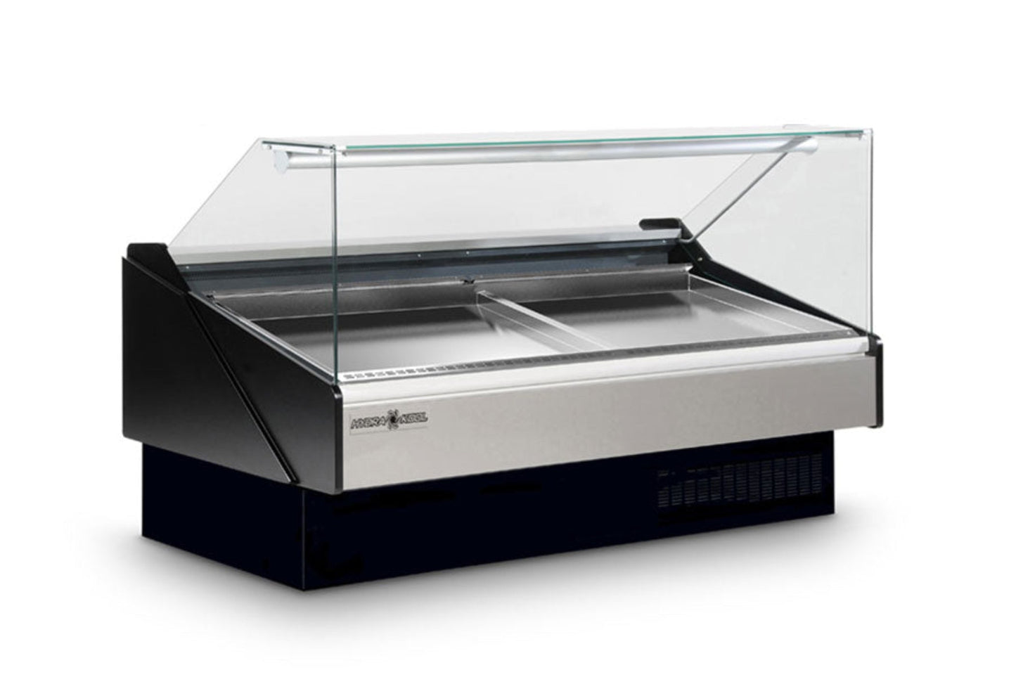 Hydra-Kool  | 40" Wide Remote Flat Glass Seafood Display Case - KFM-SF-40-R