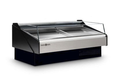 Hydra-Kool  | 40" Wide Self Contained Open Glass Seafood Display Case - KFM-SO-40-S