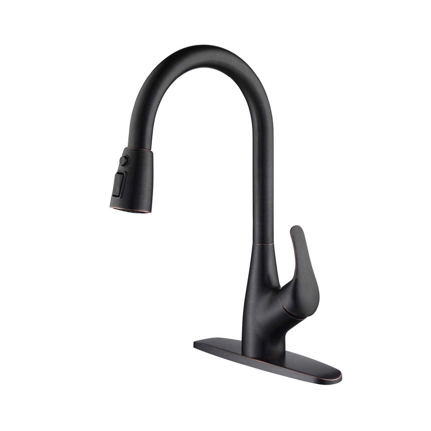 Kibi Single Handle Pull Down Kitchen Faucet In Oil Rubbed Bronze Finish - F101ORB