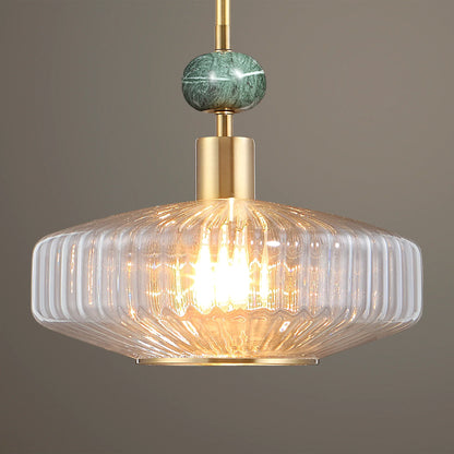 Uttermost Manheim 1 Light Nickel Cylinder Pendant 21568