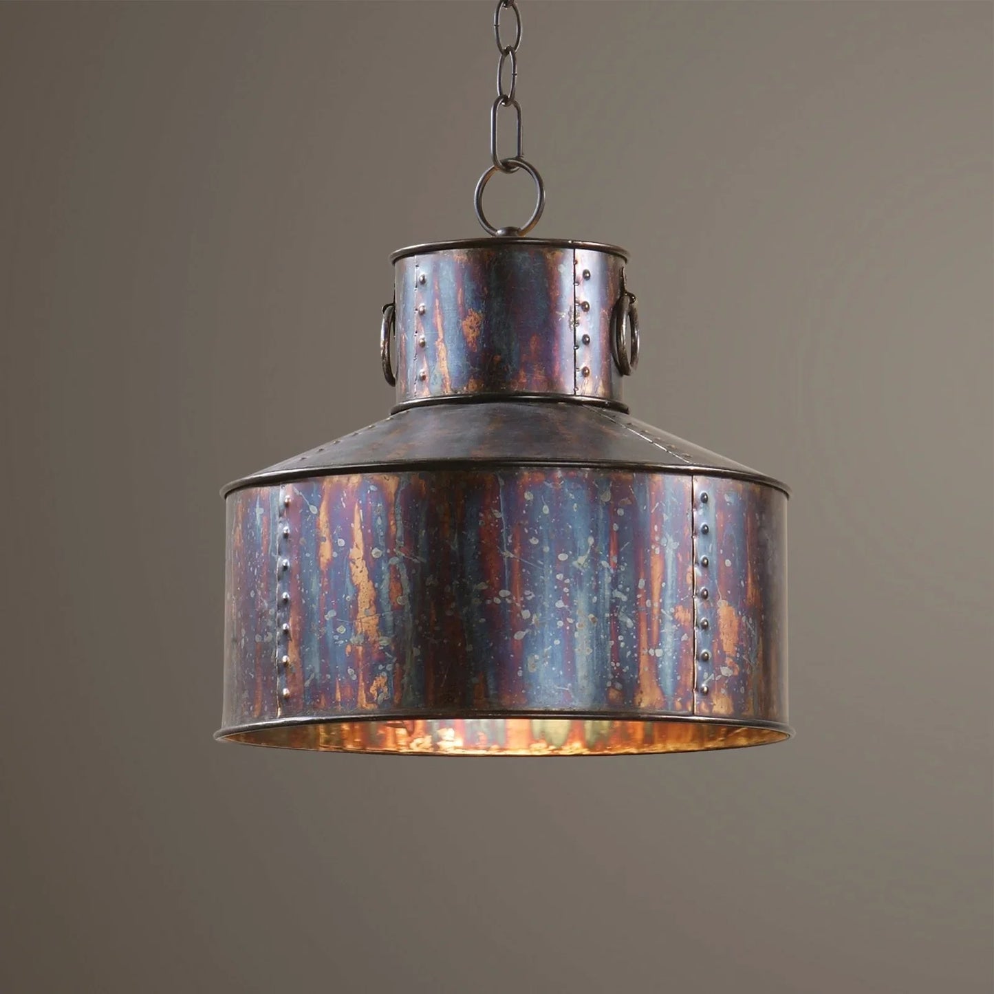 Uttermost Giaveno 1 Light Oxidized Bronze Pendant 21924