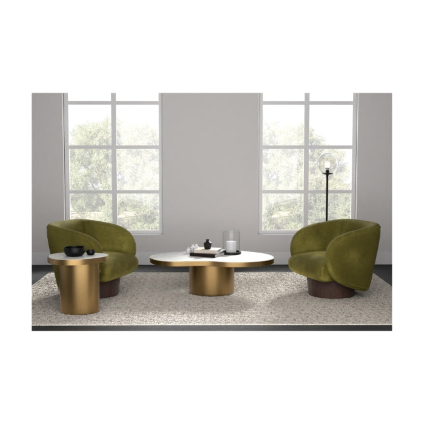Union Home Rotunda Chair - Ivy -  DIN00123