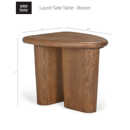 Union Home Laurel Side Table – Brown -  LVR00267