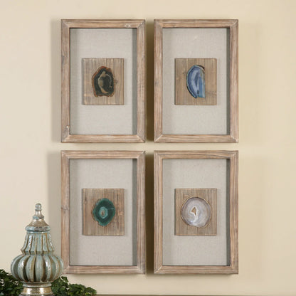 Uttermost Agate Stone, S/4 14499