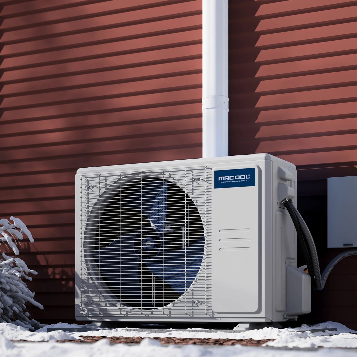MRCOOL DIY 5th Gen E Star 9,000 BTU Single Zone Mini Split Complete System with 25 Ft. Line Set, 115V  - DIY-09-HP-WM-115D25-O