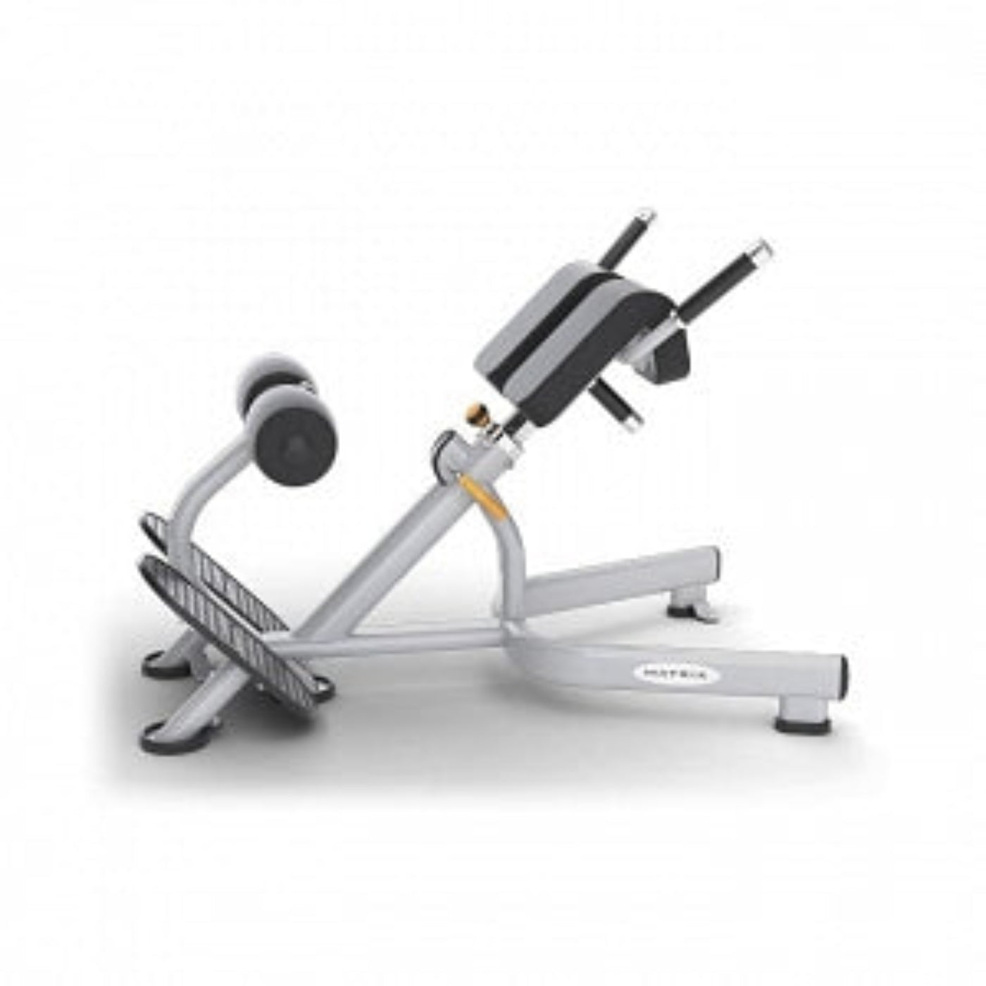 Johnson Health Tech Aura Back Extension Bench - Matrix Aura Back Extension Bench - G3-FW52