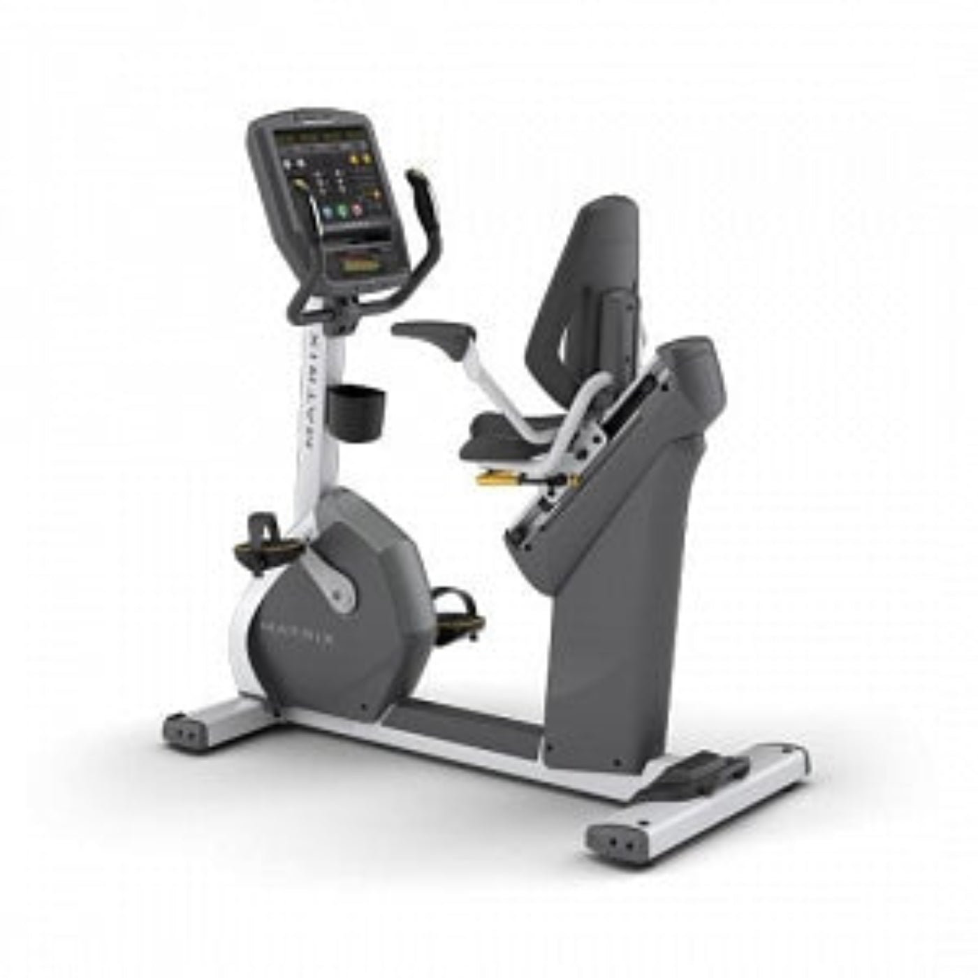 Johnson Health Tech Matrix R7xe Recumbent Bike - Matrix R7xe Recumbent Cycle Bike with Embedded 16" Touchscreen, FitTouch Technology - R7XE-06