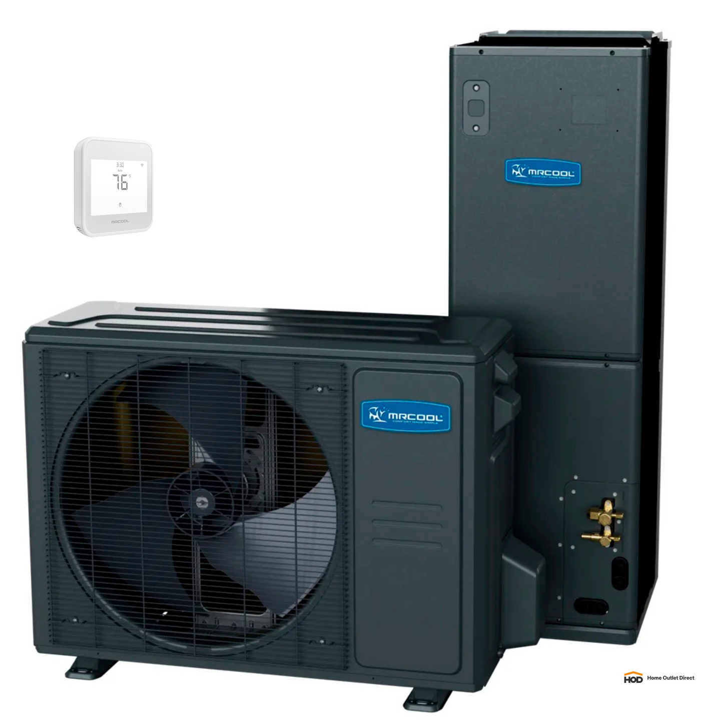 MRCOOL Universal 36K BTU, 3 Ton, 18 SEER2, Heat Pump Condenser and Ducted Air Handler  - UHP1836AH1836-O