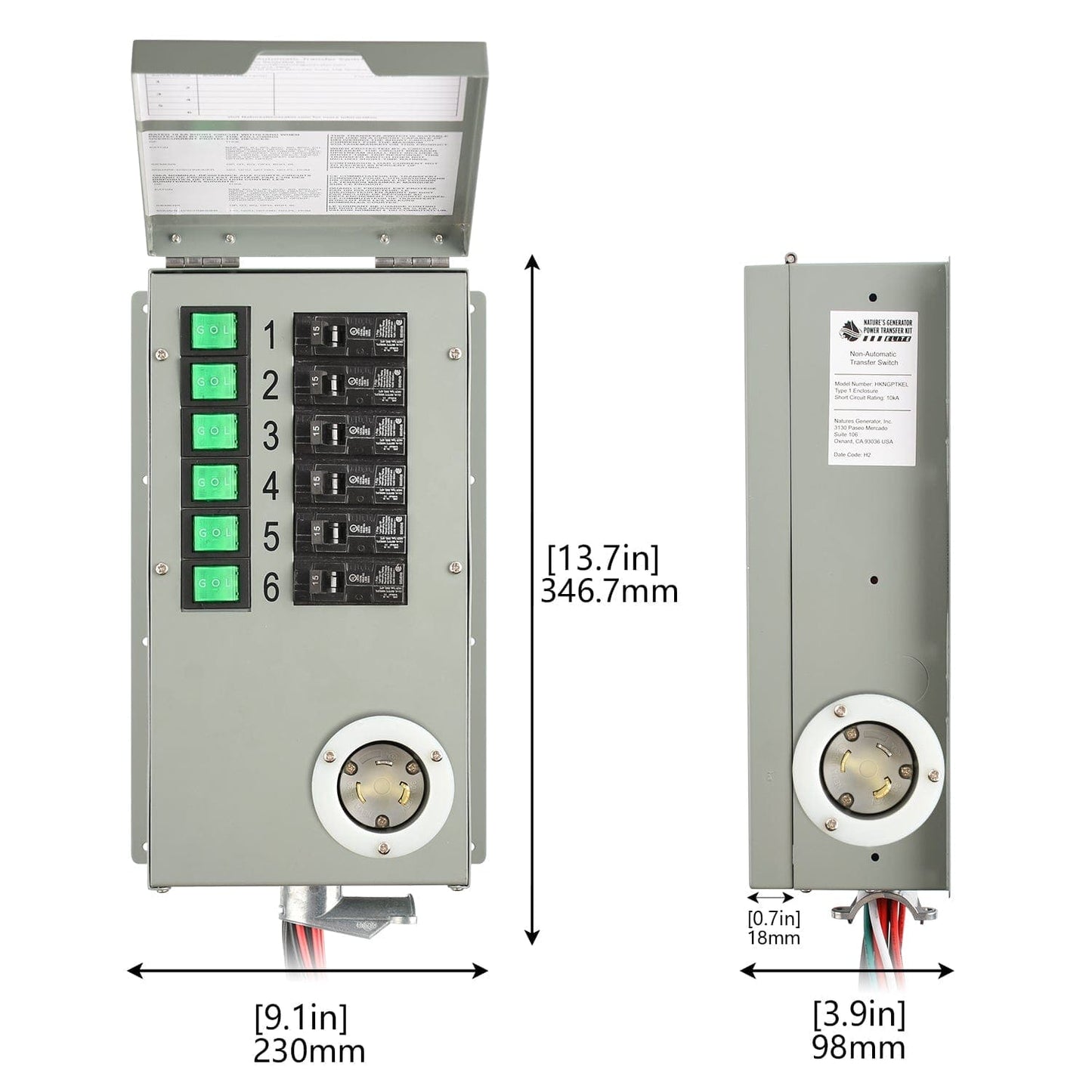 Nature's Generator Lithium 1800 Platinum PE - Backyard Provider