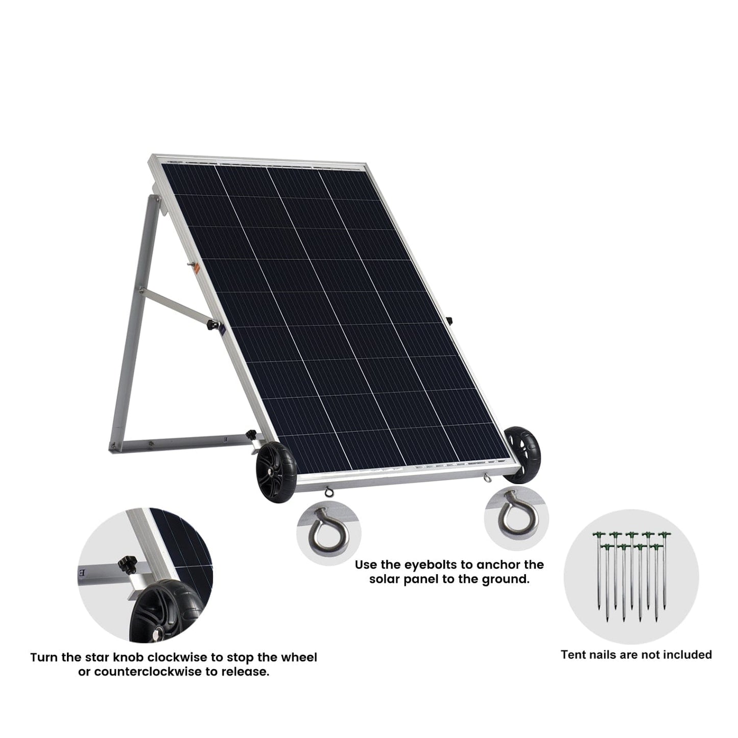 Nature's Generator Power Panel - 2 Panel System - Backyard Provider