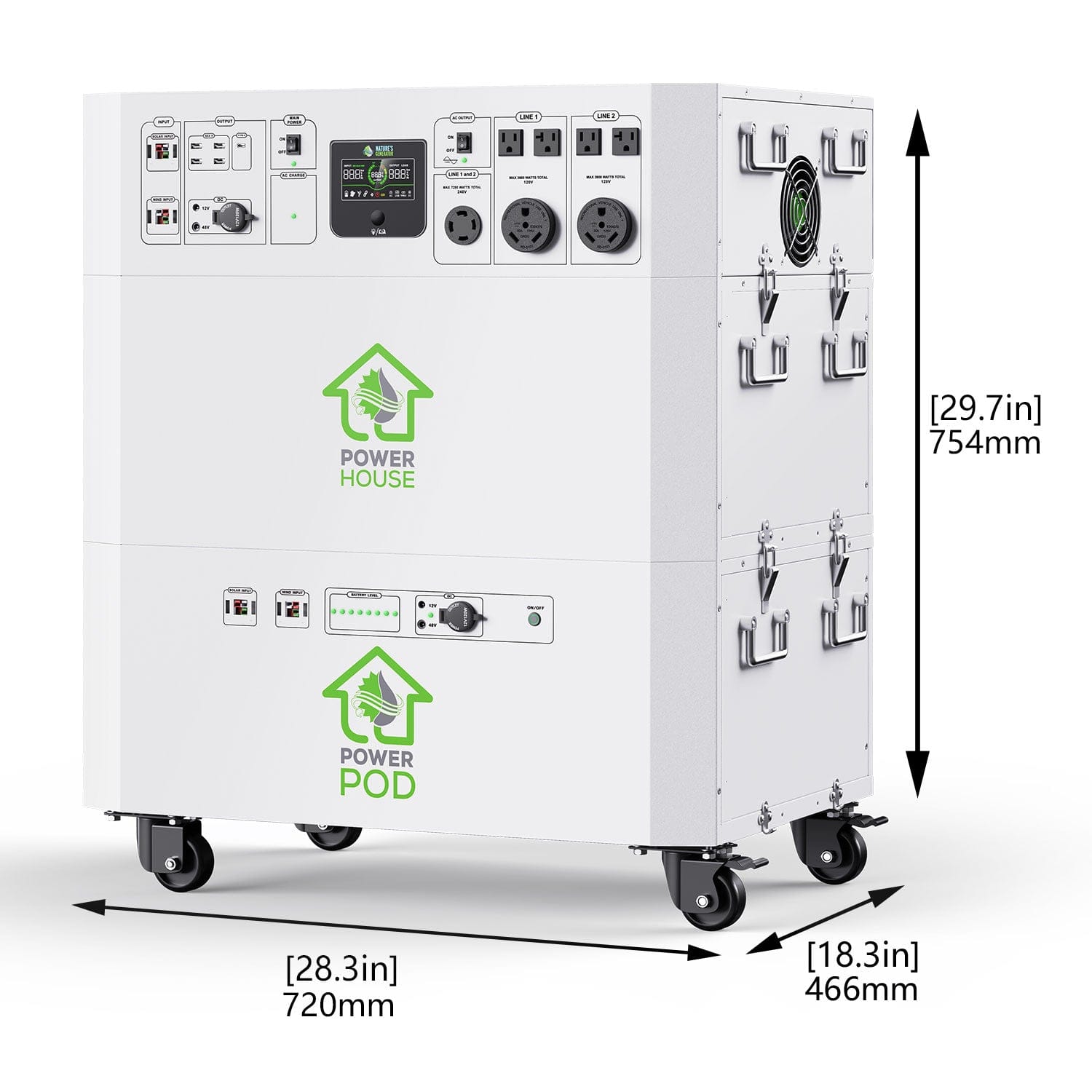 Nature’s Generator Powerhouse Platinum PE System - Backyard Provider