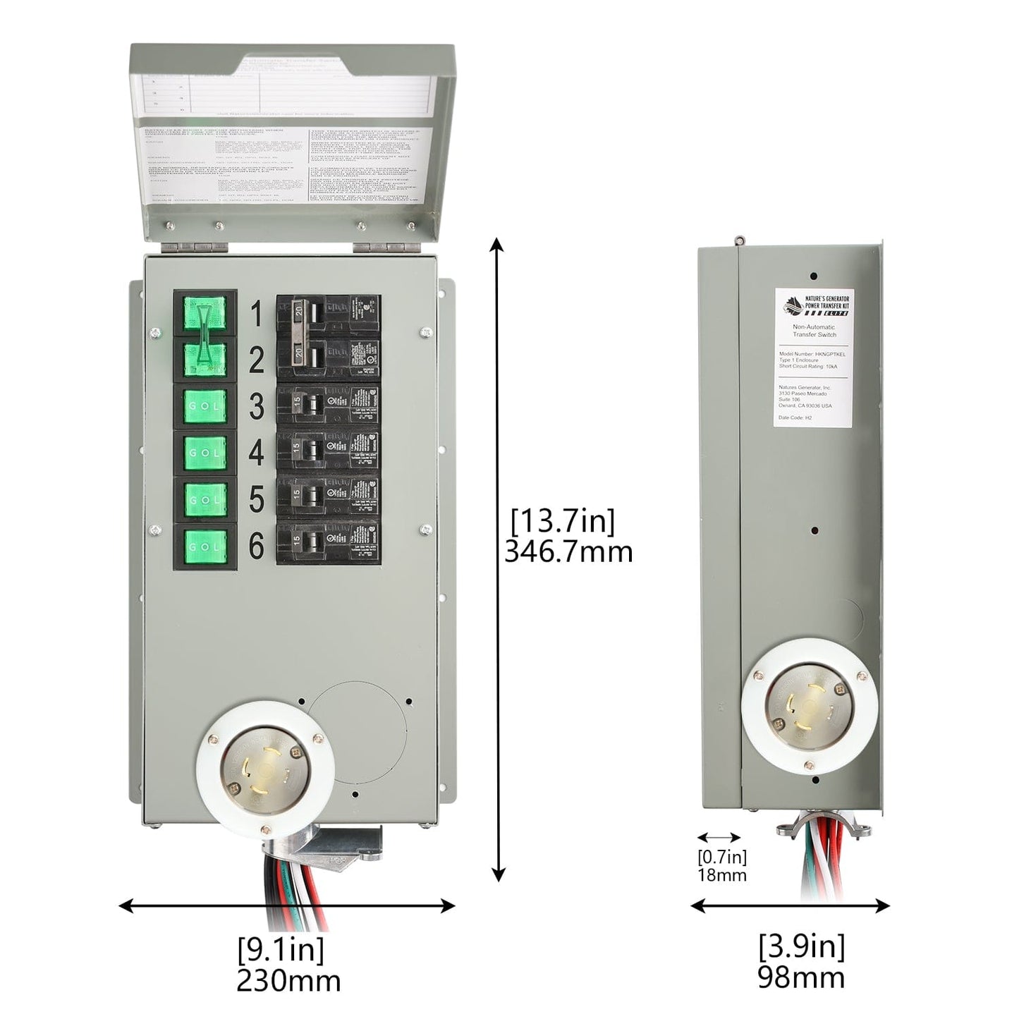 Nature’s Generator Powerhouse Platinum PE System - Backyard Provider