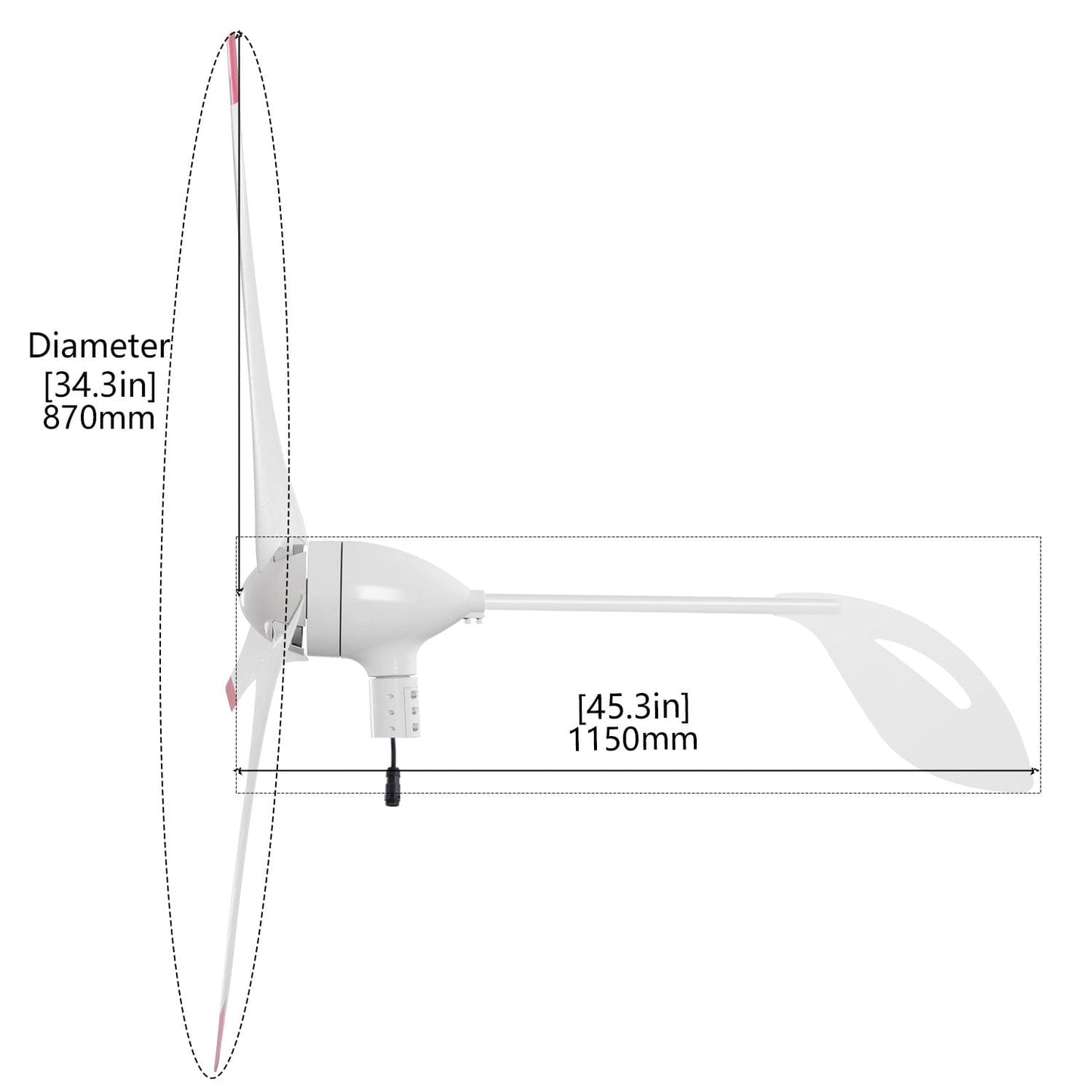 Nature's Generator Powerhouse Wind Turbine - Backyard Provider