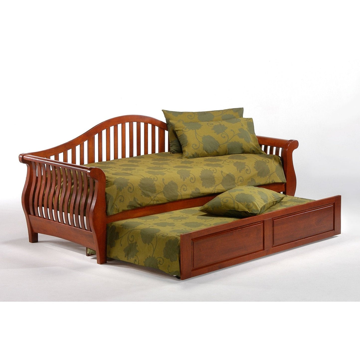 Night and Day Furniture Cherry Nightfall Daybed Complete - NFA-DB-XX-COM