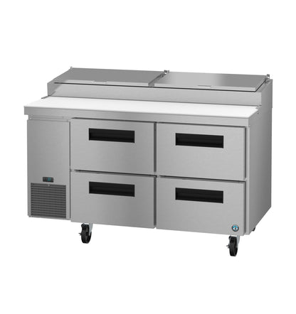 Hoshizaki PR60B-D4 | 60" Wide 4 Drawer Pizza Prep Table - PR60B-D4