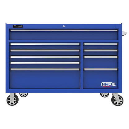 Homak  54″ Pro II 10-Drawer Roller Cabinet - BK04054210