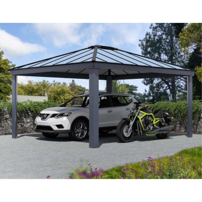 Palram - Canopia | Colorado Carport Kit - Grey Structure - HG9137