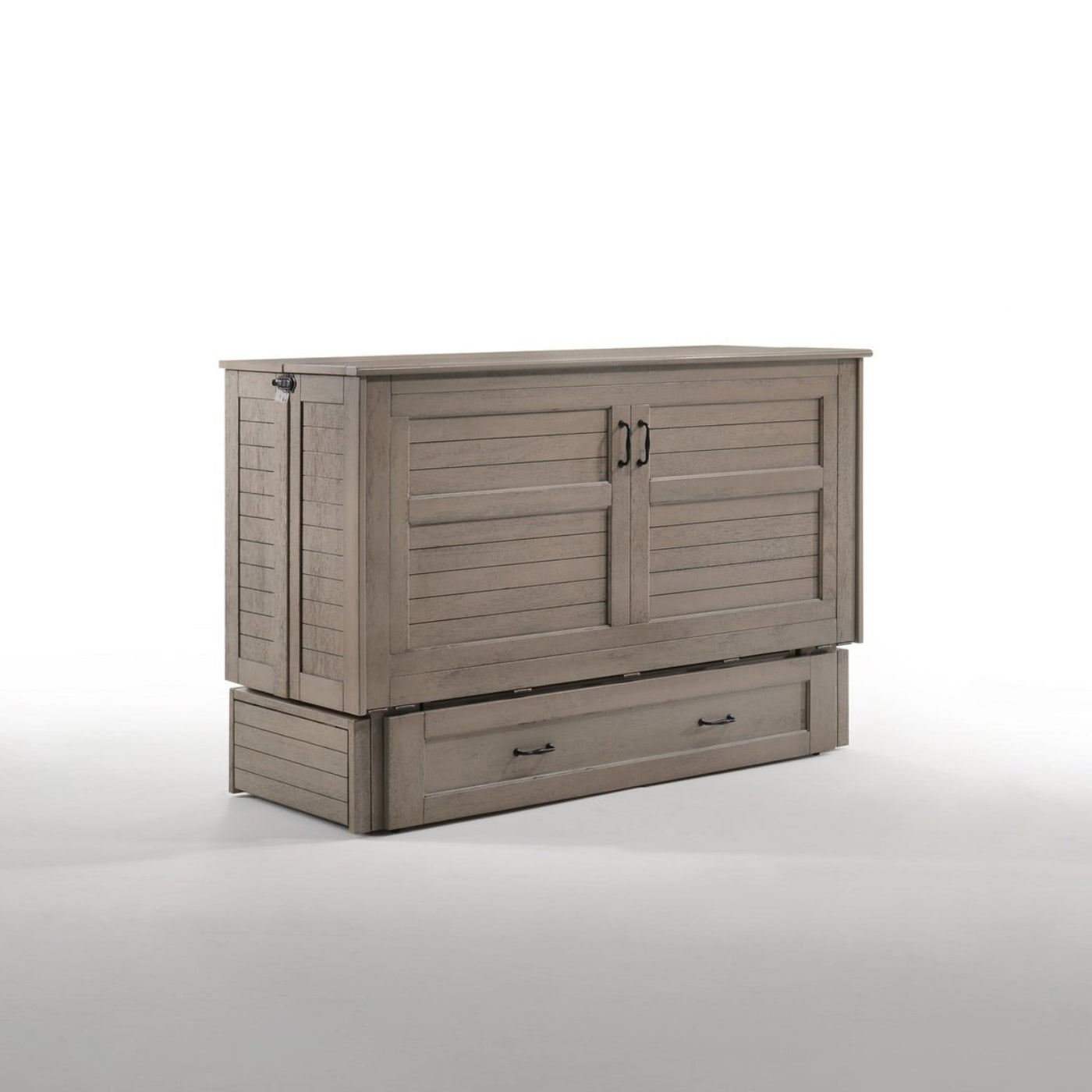 Night and Day Furniture Poppy Queen Murphy Cabinet Bed Complete - MUR-POP-QEN-BDR