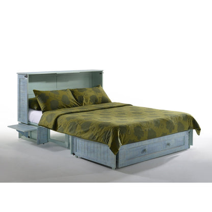 Night and Day Furniture Poppy Queen Murphy Cabinet Bed Complete - MUR-POP-QEN-BDR