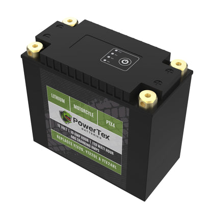 PowerTex Batteries YTX20-BS LiFePO4 Lithium Iron Phosphate Motorcycle Battery