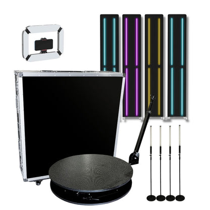 SpinPix360 RevoSpin RA-6 Automatic 360 Photo Booth In Hard Case - 35" Custom Package