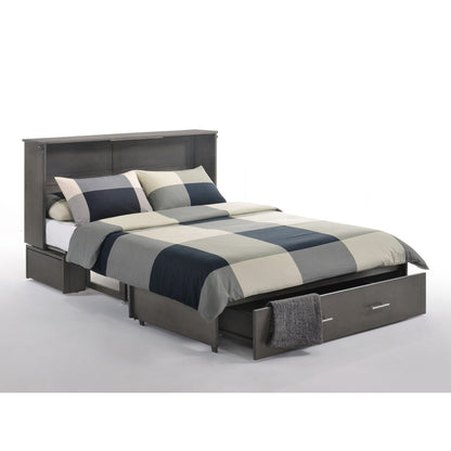 Night and Day Furniture Sagebrush Queen Murphy Cabinet Bed Complete - MUR-SAGB-QEN-STW
