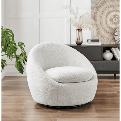 New Pacific Direct Adelmo Fabric Swivel Accent Chair -  1900198-563