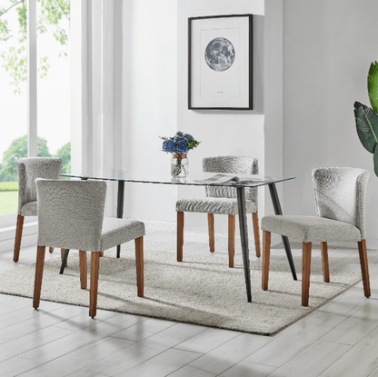 New Pacific Direct Albie KD Fabric Dining Side Chair, (Set of 2) -  3900076-410