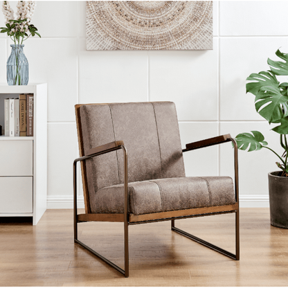 New Pacific Direct Damian Fabric Accent Chair  - 9900021-277