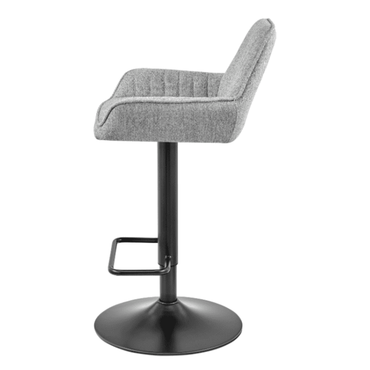 New Pacific Direct Luther Fabric Gaslift Swivel Bar Stool, (Set of 2)  - 9300122-529
