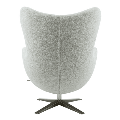 New Pacific Direct Max Fabric Swivel Rocker Accent Arm Chair Chrome Legs -  6300065-563
